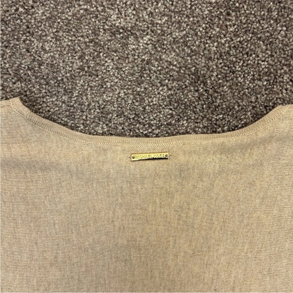 Michael Kors Women's Long Sleeves Tunic Sweater Oatmeal Size S - Small - NWT $98 - Picture 6 of 13